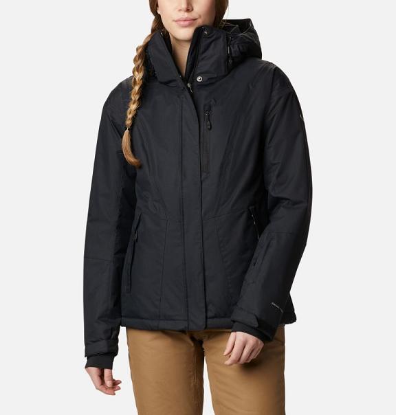 Columbia Womens Ski Jacket UK Sale - Last Tracks Jackets Black UK-224413